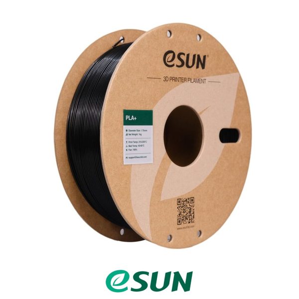 eSun PLA+ juoda
