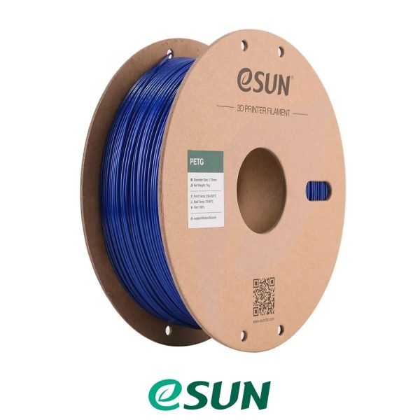 3D Plastikas ESUN PETG mėlyna 1.75mm/1kg