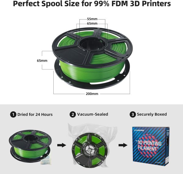 Flashforge PLA žalia