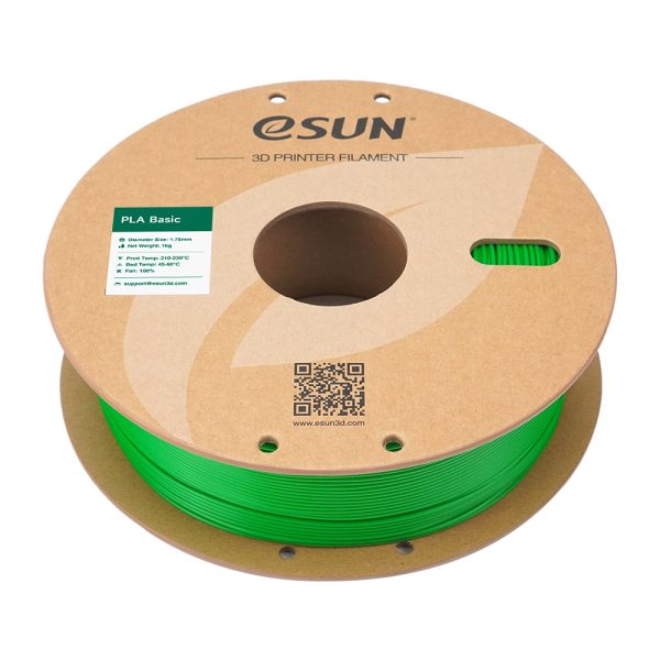 3D plastikas eSUN PLA-Basic žalia 1.75mm/1kg - Image 4