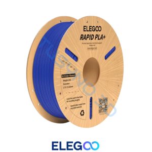 3D plastikas ELEGOO PLA+ mėlyna spalva – 1.75mm, 1kg ritė