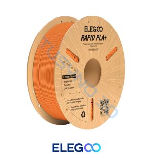 3D plastikas ELEGOO PLA+ oranžinė spalva – 1.75mm, 1kg ritė