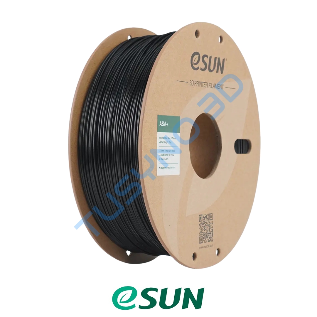 3D Plastikas eSun ASA+ juoda