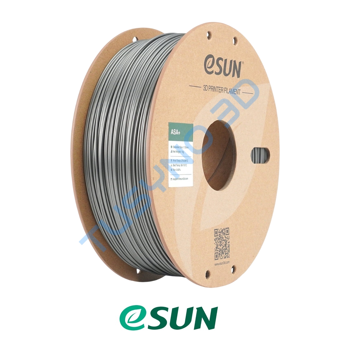 3D Plastikas eSun ASA+ sidabrinė