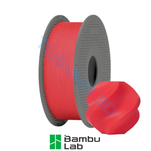 3D plastikas Bambu Lab ASA raudona (45200) su rite 1.75mm/1kg - TUSYNO