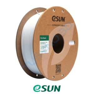 3D plastikas eSUN PLA-Basic šalta balta 1.75 mm gija ritėje