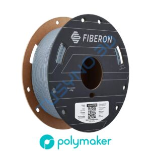 Polymaker FIBRON ASA-CF08 Šviesiai pilka 1.75mm 1kg anglies pluoštu sustiprintas ASA 3D plastikas