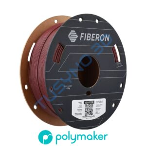 Polymaker FIBRON ASA-CF08 Tamsi raudona 1.75mm 1kg anglies pluoštu sustiprintas ASA 3D plastikas