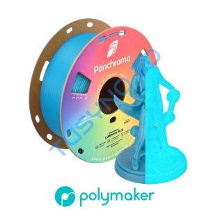 3D plastikas Polymaker Panchroma PLA Luminous mėlyna (Šviečianti tamsoje)