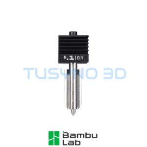 Hotend su grūdinto plieno antgaliu Bambu Lab H2/P2 serijos spausdintuvams 0,4 mm (FAH060)
