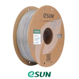 3D spausdinimo plastikas eSun PETG basic sidabrinė ritė – 1 kg
