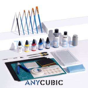 Anycubic 3D Printing Painting Kit – dažymo rinkinys 3D modeliams