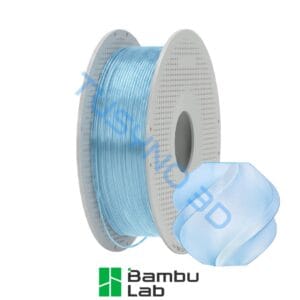 3D plastikas Bambu Lab PETG skaidri šviesiai mėlyna (32600) 1.75mm/1kg