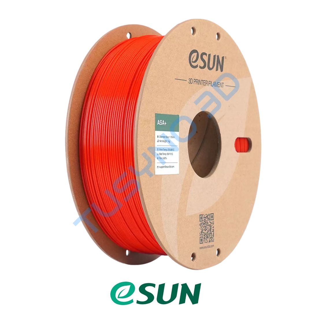 3D Plastikas eSun ASA+ raudona