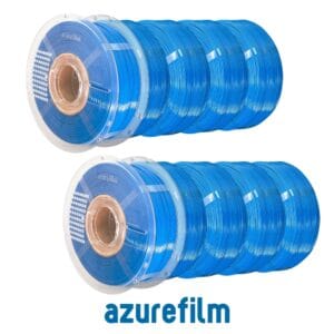 3D plastikas Azurefilm PETG SUPER PAKUOTĖ mėlyna