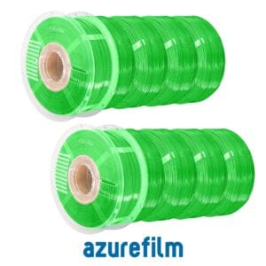 3D plastikas Azurefilm PETG SUPER PAKUOTĖ žalia