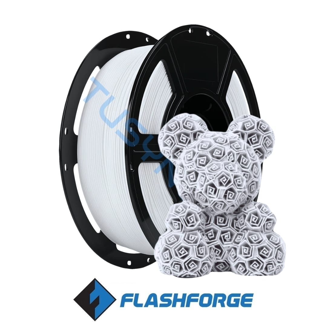 Flashforge HS PLA šalta balta – greitam ir stabiliam 3D spausdinimui skirtas baltas PLA plastikas