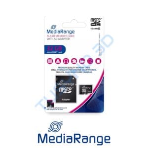 MediaRange microSDHC kortelė 32GB Class 10 (Su SD adapteriu)