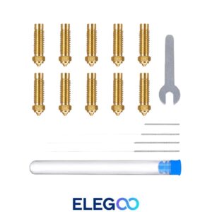 ELEGOO Neptune 4 Plus/Max nozzle žalvarinių purkštukų rinkinys