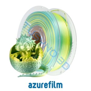 3D plastikas Azurefilm PLA šilkas rainbow (Citrina)