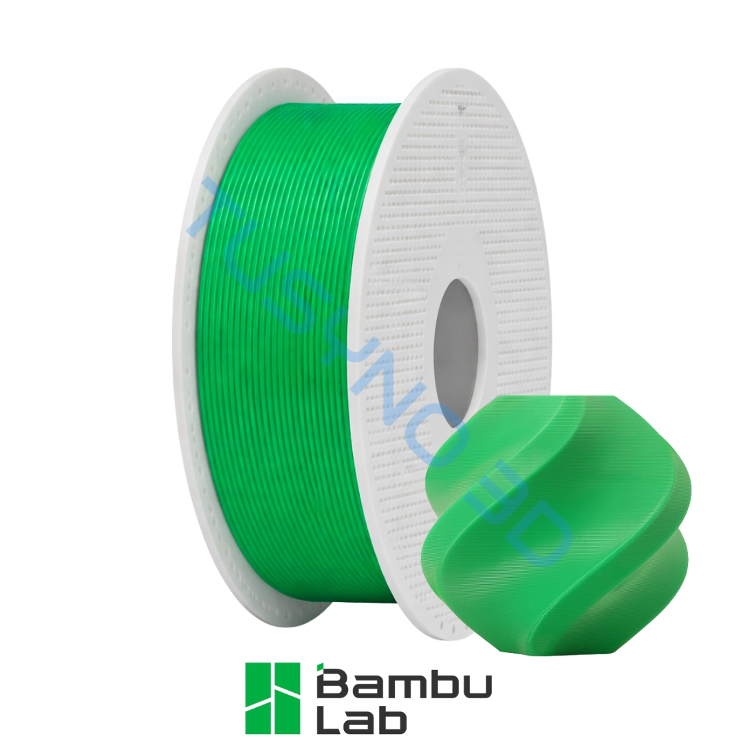 3D plastikas Bambu Lab PETG Basic žalia (30502) su rite