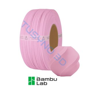 3D plastikas Bambu Lab PLA matinė sakurų rožinė (11201) be ritės (Refill)
