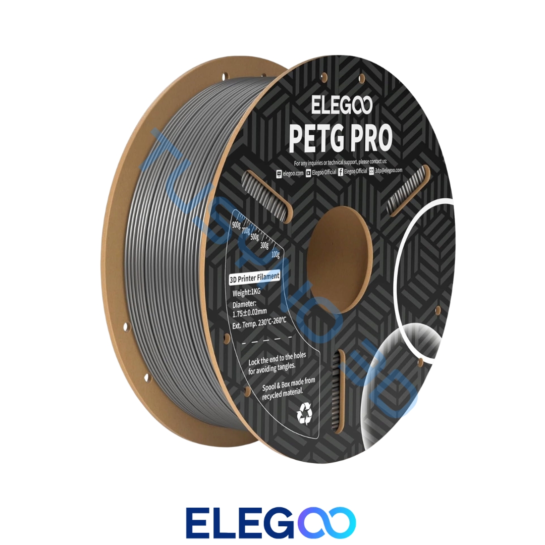 3D plastikas ELEGOO PETG PRO pilka