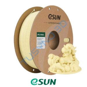 3D plastikas eSun PLA matinė migdolų geltona