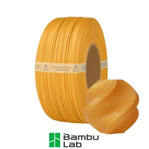 3D plastikas Bambu Lab PLA Basic auksinÄ (10401) be ritÄs (Refill)