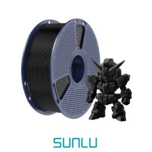 SUNLU PLA+ 2.0 juoda 