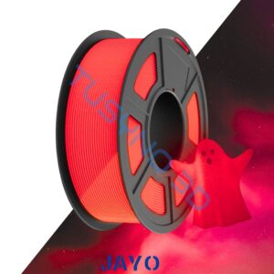 3D Plastikas JAYO PLA raudona šviečianti tamsoje