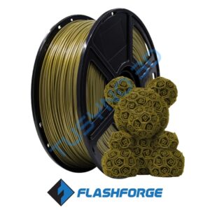 3D plastikas Flashforge PLA auksinė (Natūrali)