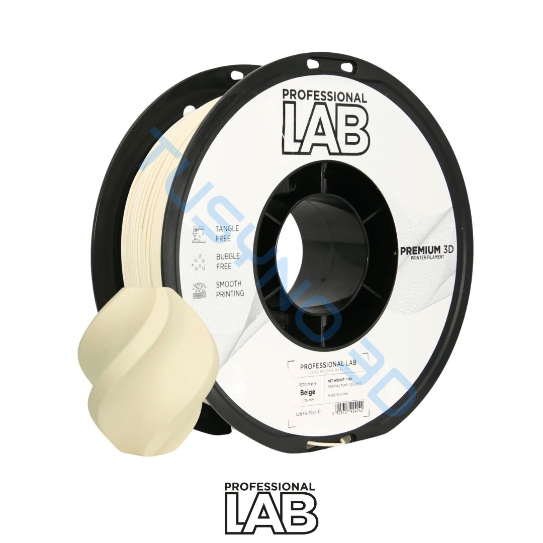 3D plastikas Prof. Lab PETG matinė smėlio spalvos (Beige)