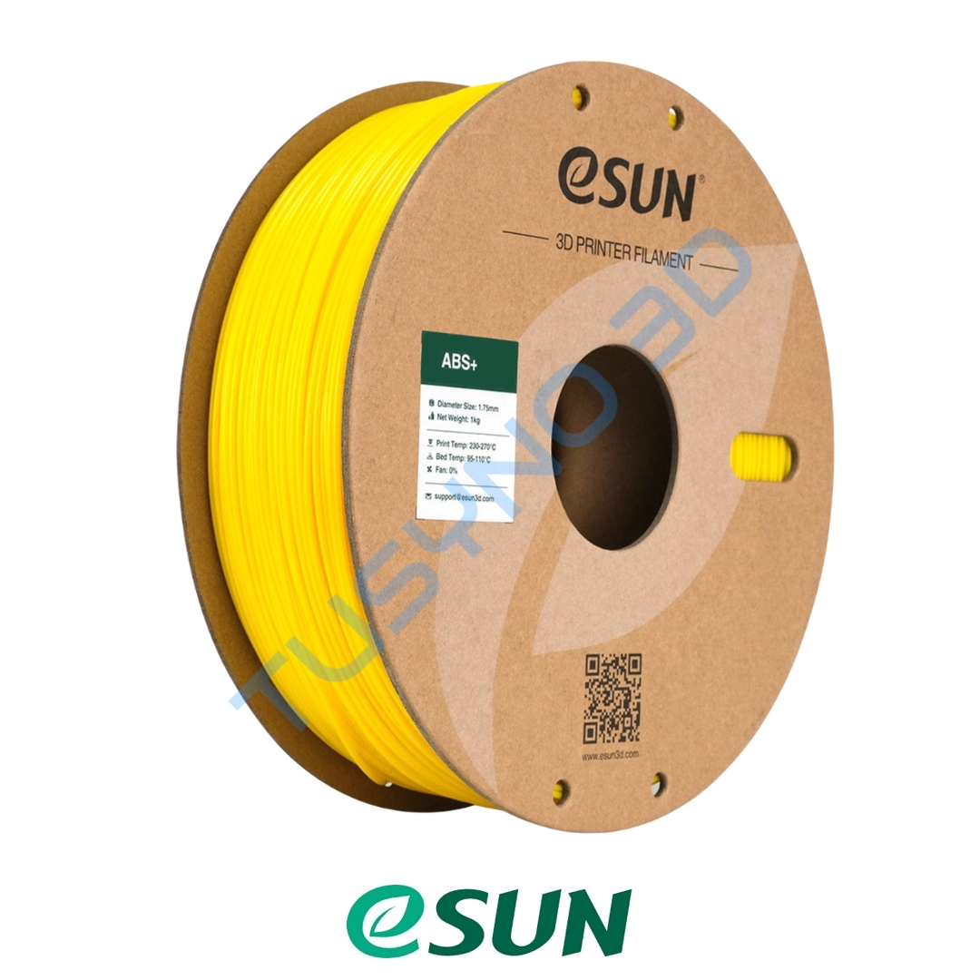 3D plastikas eSun ABS+ geltona 1.75mm/1kg