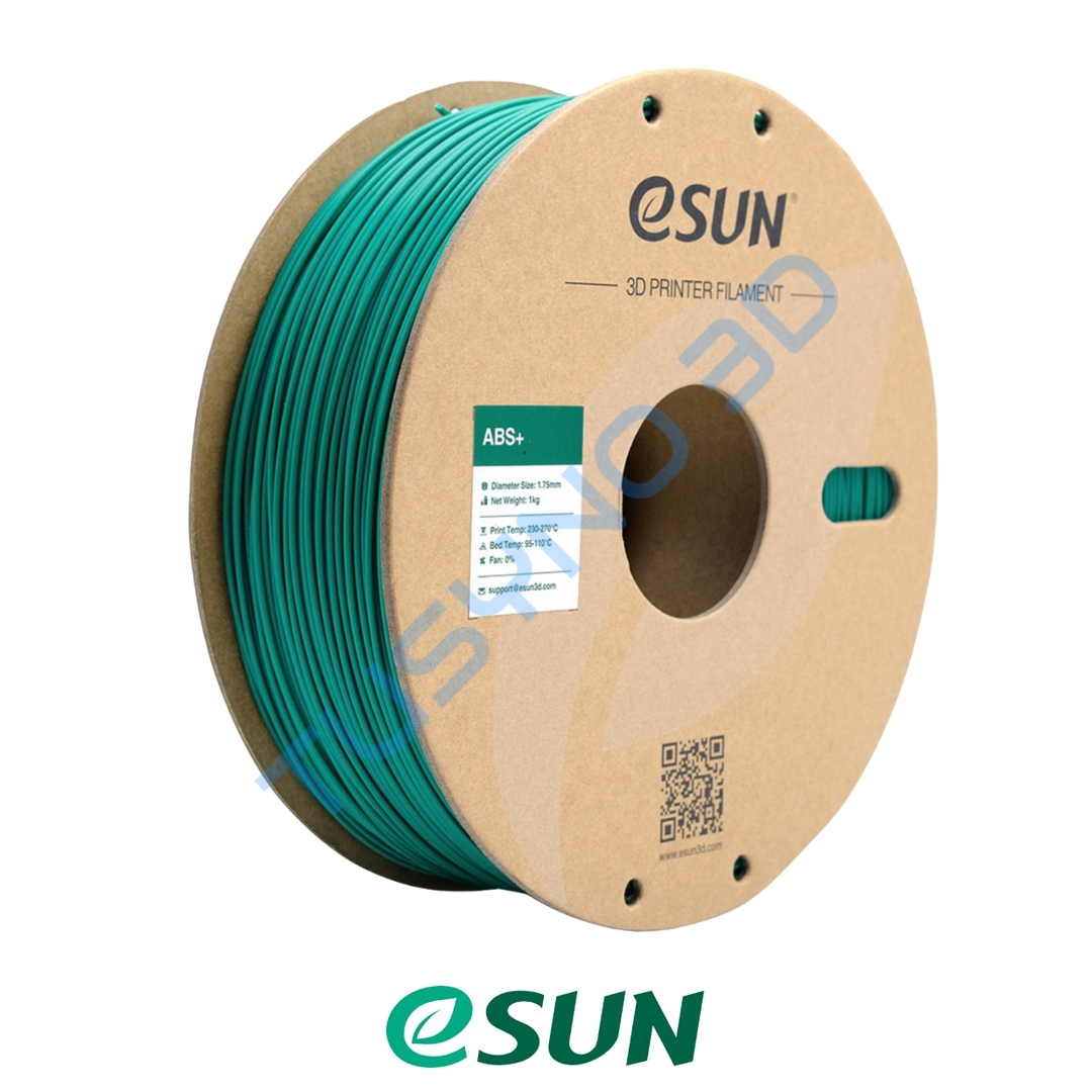 3D plastikas eSun ABS+ žalia 1.75mm/1kg
