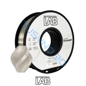 3D plastikas Prof. Lab PLA šilkas skaidri