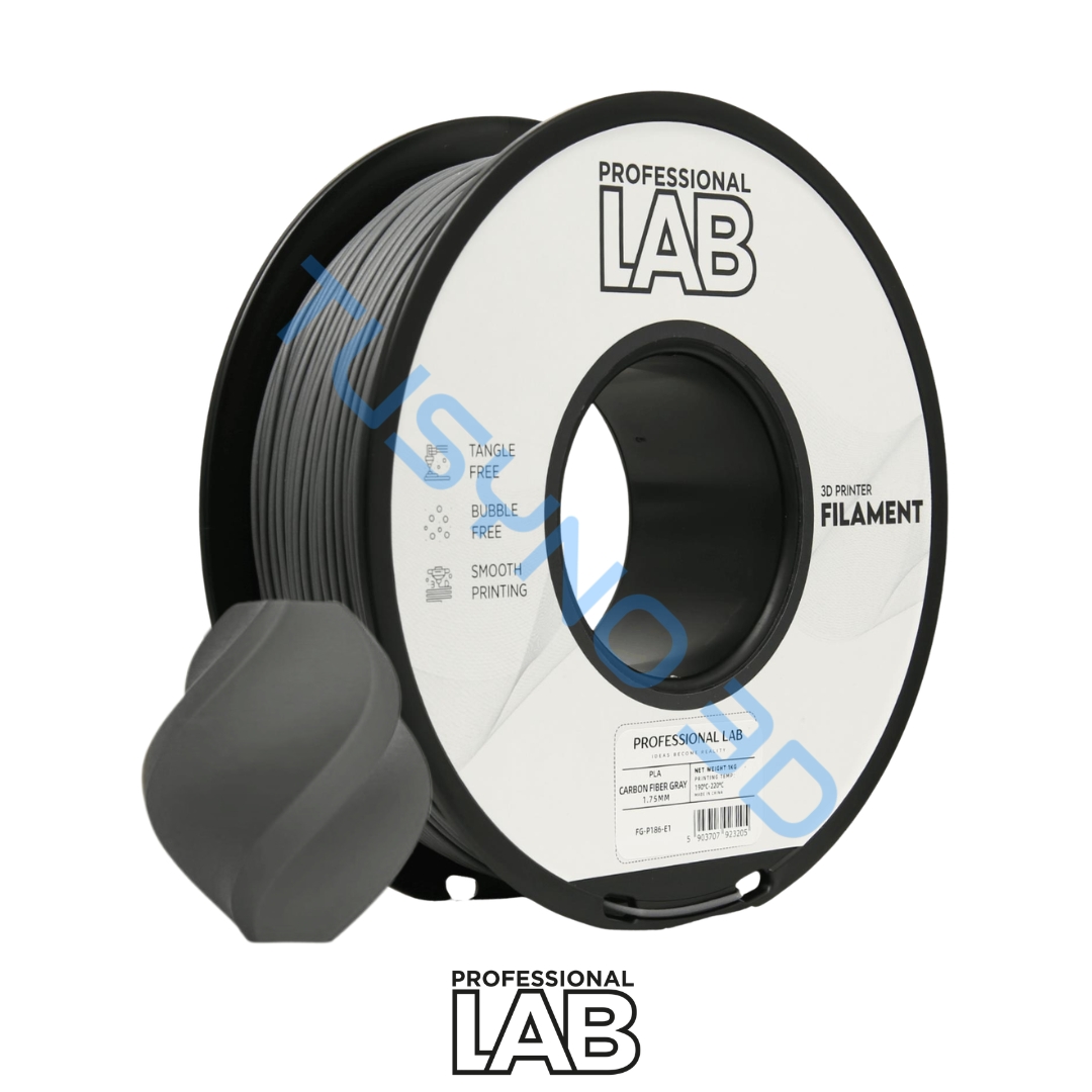 3D plastikas Prof. Lab PLA-CF pilka