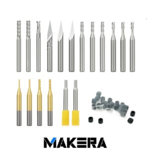 MAKERA Carvera dažniausiai naudojamų CNC frezų rinkinys