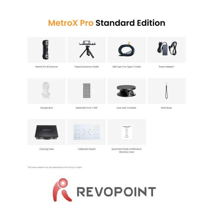 3D skaitytuvas Revopoint MetroX Pro Standard Edition - standartinė versija - Image 4