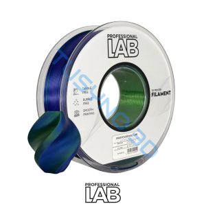 3D plastikas Prof. Lab PLA šilkas Tri-Colour Mėlyna-žalia-violetinė