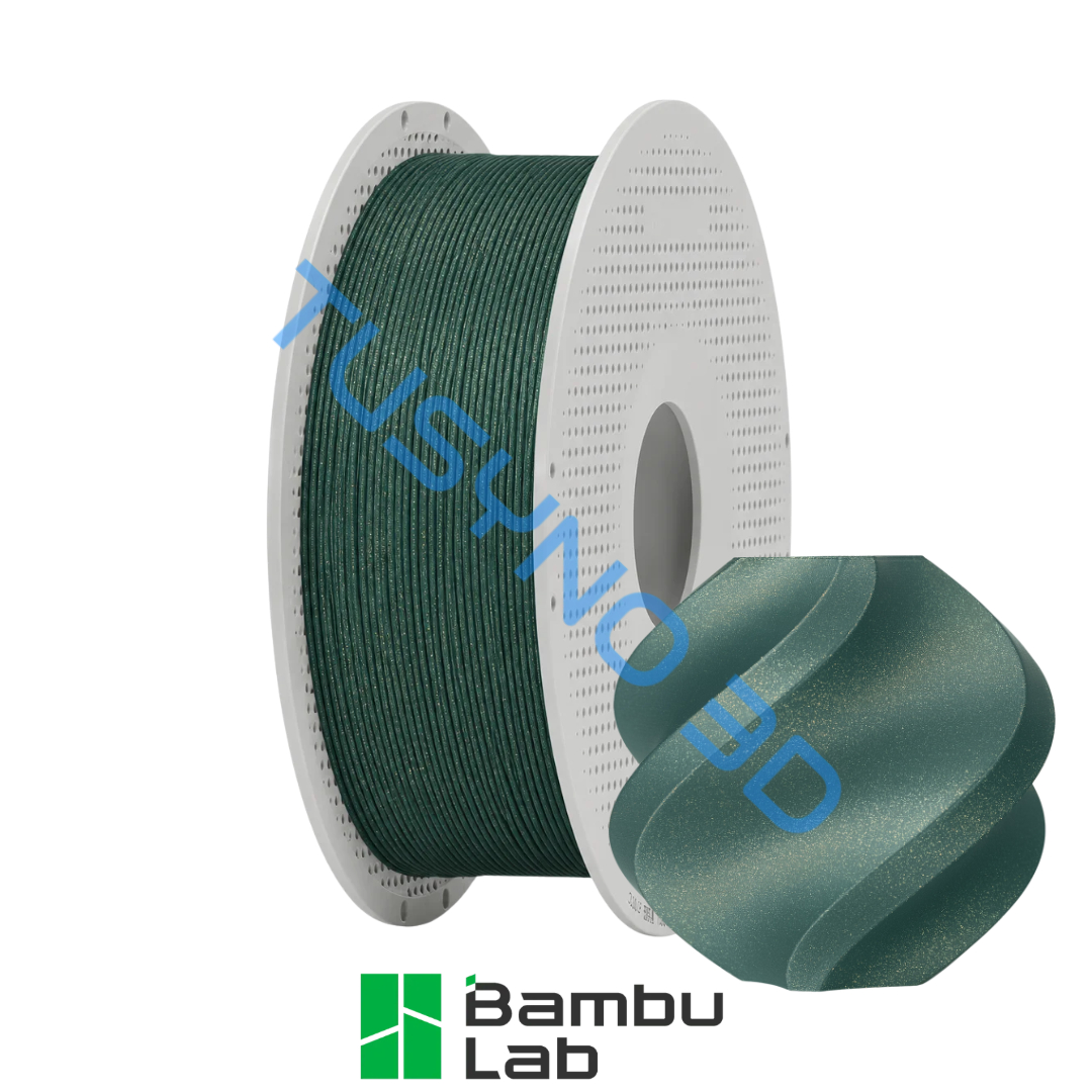 3D plastikas Bambu Lab PLA galaxy žalia (13503)
