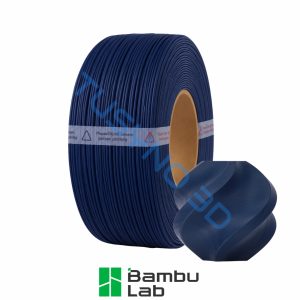 3D plastikas Bambu Lab PLA matinė tamsiai mėlyna (11602) be ritės (Refill)