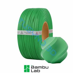 3D plastikas Bambu Lab PLA matinė žolės žalia (11500) be ritės (Refill)