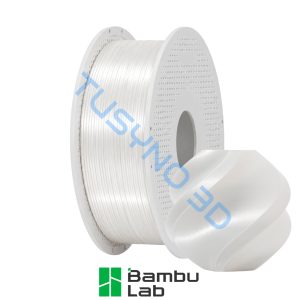 3D plastikas Bambu Lab PLA šilkas+ balta (13110)
