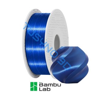 3D plastikas Bambu Lab PLA šilkas+ mėlyna (13604)