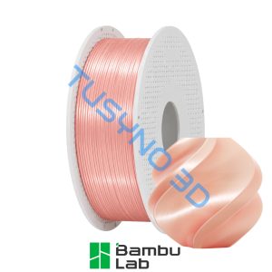 3D plastikas Bambu Lab PLA šilkas+ rožinė (13207)