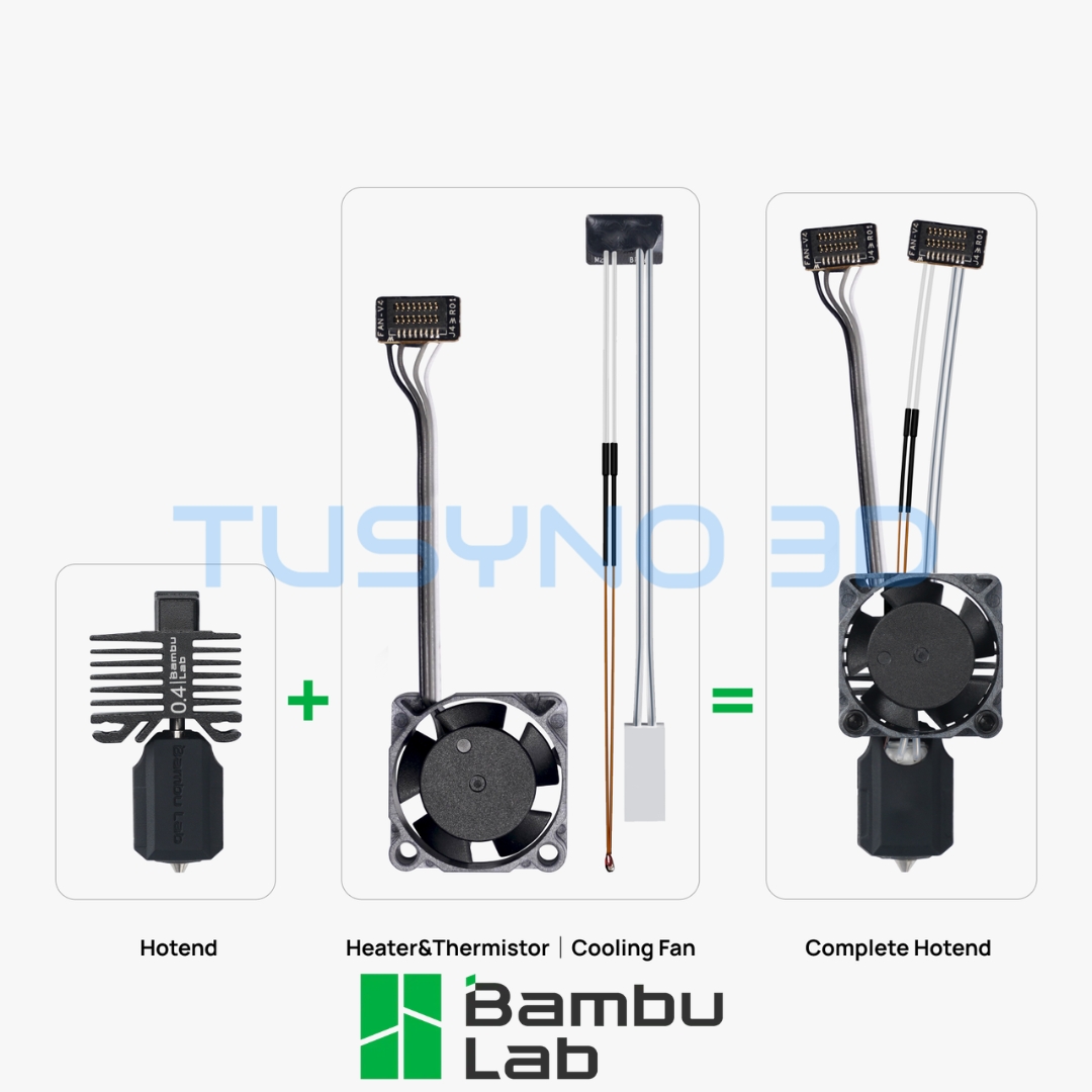Bambu Lab P1 pilnas hotend