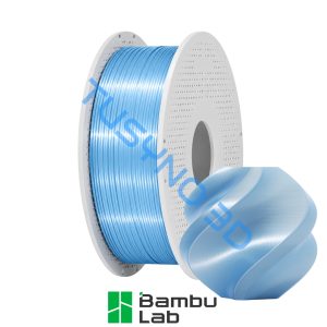 3D plastikas Bambu Lab PLA šilkas+ šviesiai mėlyna (13603)