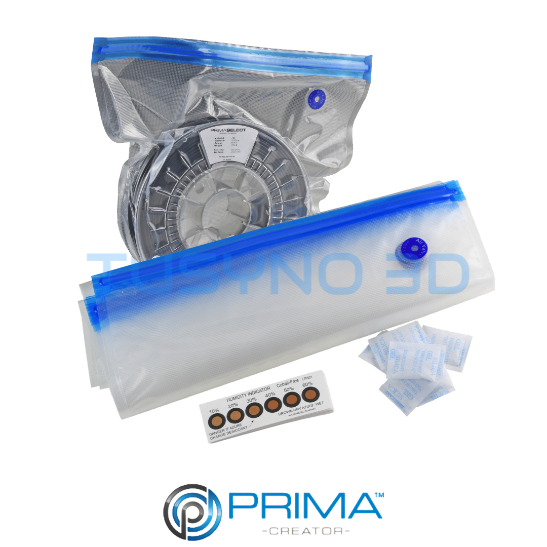 PrimaCreator 3d plastiko laikymo vakuuminiai maišeliai – 5 vnt. rinkinys