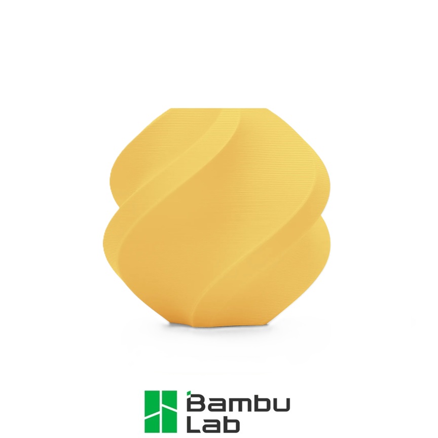 Bambu Lab PLA matinė cintrinų geltona